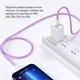 Дата кабель USB-C to USB-C 1.0m 60W 3.0А purple ColorWay - зображення 6
