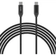 Дата кабель USB-C to USB-C 1.2m USB 3.1 Gen2 240W (50V/5A) Choetech - изображение 2