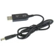 Кабель живлення USB to DC 5.5x2.1mm 12 V 1.0m Dynamode - зображення 1