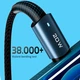 Дата кабель USB-C to Lightning 0.5m 20W black Essager - зображення 5