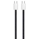Дата кабель USB-C to USB-C 2.0m (PDF Fast Charging 60W) 3.0А black ColorWay - зображення 2