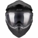 Туринговий ендуро мотошолом MT Helmets Track SV Pure A1 Matt Black S - зображення 3