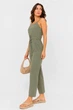 Комбинезон женский однотонный цвета хаки Fashion размер 42-44 (217489) - изображение 2