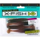 Силикон X-Fish Minnox 4" Motor Oil Red Flake (4шт/уп) - изображение 2