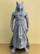 Статуэтка Анубис 3D печать Пластик 150 мм Серый - изображение 1