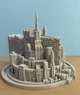 Коллекционная модель Замок Минас Тирит Minas Tirith Властелин Колец / Статуэтка Крепость Minas Tirith декор 3D печать 120 мм - изображение 5
