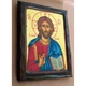Писаная греческая икона Иисус Христос Спаситель 23,5×29 см - изображение 3