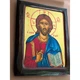 Греческая писаная икона Иисус Христос Спаситель 23,5×29 см - изображение 3