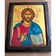 Греческая писаная икона Иисус Христос Спаситель 23,5×29 см - изображение 6