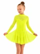 Платье Dance&Sport 9306 бифлекс L/128-134 Неоново-лаймовый - изображение 3