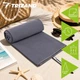 Полотенце быстросохнущее Trizand 27460 из микрофибры 180 × 100 см 250 г/м² темно-серое с чехлом - изображение 8