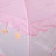 Дитячий ігровий намет будиночок для дівчаток 125×100×120 см намет будиночок для дітей Рожевий HP-S-1NDP - зображення 4