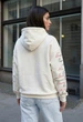 Женское Худи Стаф Бежевый Оверсайз Базовая Спортивная Кофта Staff Lav Inspiration Oversize L (400907) - изображение 2