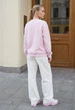 Женский Свитшот Стаф Розовый Однотонный Спортивный Staff Zy Pink XXS (400894) - изображение 5