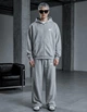 Комплект Мужской Спортивный Хлопок Меланж Однотонный Костюм Кофта Брюки XL (382630) - изображение 1