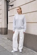 Свитшот Женский Стаф Серый Базовый Меланж Staff Zy Dark Gray Melange XS (400899) - изображение 4