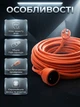 Удлинитель BOXER 50 м 3000 Вт 230V 1 розетка с медными жилами гибкий кабель H03VV F для дома мастерской гаража и сада оранжевый - изображение 3