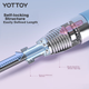 Скакалка Yottoy Speed скоростная стальная для взрослых, черная - изображение 6
