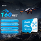 Карта памяти BIWIN MS160 microSD 256 ГБ U3 V30 A2, скорость чтения 160 МБ/с, для дронов, экшн-камер и видеонаблюдения - изображение 4