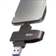 Твердотільний флеш-накопичувач Netac 1 ТБ USB 3.2, флеш-накопичувач US8 Type-C з двома інтерфейсами, швидкість читання 530 МБ/с, швидкість запису 450 МБ/с, мобільний твердотільний жорсткий диск для телефонів та комп'ютерів, прискорення швидкості - зображення 1