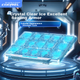 Охлаждающая подставка для ноутбука ICE COOREL Q9, игровая, с мощным воздушным потоком и регулировкой скорости, для Lenovo, Dell, Alienware, Legion, ASUS - изображение 5