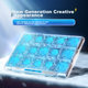 Охлаждающая подставка для ноутбука ICE COOREL Q9, игровая, с мощным воздушным потоком и регулировкой скорости, для Lenovo, Dell, Alienware, Legion, ASUS - изображение 7