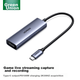 Карта захвата видео UGREEN HDMI с входом 4K HD, зарядкой PD, MS2130, совместима с Switch/PS5, компьютерами, телефонами, планшетами, камерами, игровыми приставками, Douyin Live Streaming и Type-C. - изображение 10