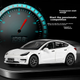 Heimanba Tesla Model S: масштабна модель автомобіля 1/24 білого кольору для хлопчиків та дівчаток, колекційна демонстраційна деталь, подарунок, білий - зображення 7