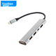 Хаб-док-станція Youlianxing Type-C 3.2 Gen2, 4 порти USB, 10 Гбіт/с, для ноутбуків - зображення 5