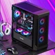 Корпус Great Wall Archimedes KM101 черный с креплением радиатора 360 мм, съемной верхней панелью, магнитной дверцей и разъемом Type-C - изображение 7