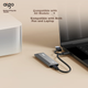 SSD диск Aigo S10 1TB Type-C External Grey - изображение 2