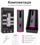 Бездротова автоматична плойка-стайлер для завивки волосся Hair Curler з LCD-дисплеєм, керамічним покриттям, USB - зображення 8