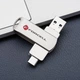 Flash-диск Forcell F-Data Metal Duo 16GB USB 3.2 Gen 1 Silver (5903396391750) - зображення 5