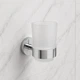 Склянка Devit Flow DFL21010401C з тримачем, колір хром - зображення 1