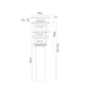 Донний клапан Devit Flow DFL0200000W з керамічною кришкою, латунь, білий - зображення 2