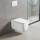 Унітаз підвісний Devit Grid DGR0760111W безобідковий з кришкою soft-close та Vortex Flush, білий - изображение 1