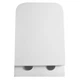 Унітаз підвісний Devit Grid DGR0760111W безобідковий з кришкою soft-close та Vortex Flush, білий - изображение 6