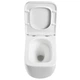 Унітаз підвісний Devit Grid DGR0760111W безобідковий з кришкою soft-close та Vortex Flush, білий - изображение 7