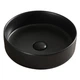 Раковина Devit Flow DFL3270100MB 40 см на стільницю, чорна матова - зображення 2