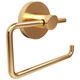 Тримач туалетного паперу без кришки Devit Flow DFL41000601BG, колір Brushed Gold PVD - зображення 2