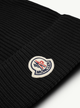 Шапка Moncler черного цвета, One Size (универсальный размер), унисекс. - изображение 2