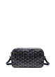 Премиальная сумка через плечо Goyard темно-синего цвета. - изображение 2
