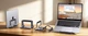 Подставка UGREEN LP991 для ноутбука 2-in-1 горизонтальная и вертикальная, алюминиевая, для MacBook Air Pro, планшета, iPad Grey (95207) - изображение 6