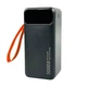 Повербанк 50000 mah 22.5W Qinetiq RQ-50 с LED дисплеем и быстрой зарядкой PD/QC 3 порта кабель Type-C в комплекте powerbank 50 000 павербанк для телефона apple айфона iphone самсунг samsung роутера универсальный павер банк с фонариком + кабель gray - изображение 1
