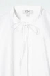 Сукня жіноча cos tie-detail pleated mini dress 1232135001 36 Білий - изображение 6