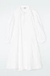 Сукня жіноча cos tie-detail pleated mini dress 1232135001 36 Білий - изображение 7