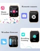 Смарт-часы 1.85 HD Cream с Bluetooth-звонками, 2 ремешка, IP68, 100+ спорт режимов, пульс, SpO2, сон, Android iOS - изображение 6