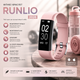 Фитнес-браслет Runlio 2026 с пульсом, сном, шагомером, 14 спортрежимов, IP67, Runmefit, USB-зарядка, Android iOS - изображение 1