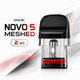Картридж для под систем Smok Novo 5 Meshed 0.6Ω Смок Нова 5 сменный картридж с испарителем 2 мл быстрая и простая установка в POD-систему - изображение 1