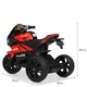 Детский электромотоцикл 3 колесный 50W Bambi Yamaha M 4135EL-3 (Красный) - изображение 5